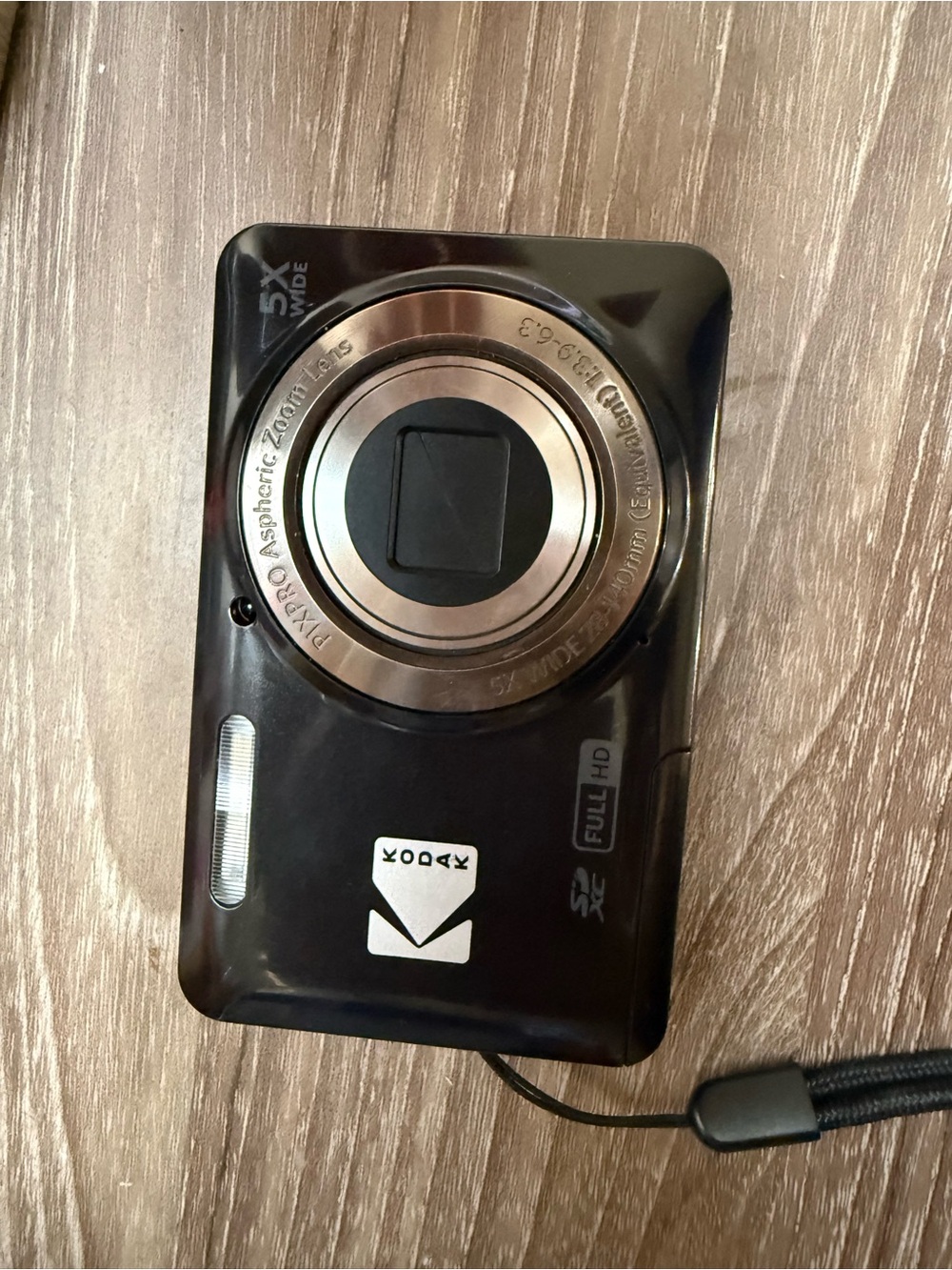 Kodak Black and Silver Compact Digital Camera with Full HD